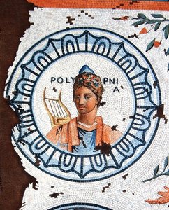 Polymnia, Muse des Heiligen Gesangs, Gesangs, der Redekunst und Rhetorik von Leon de (after) Laborde