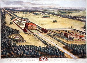 Stansted in der Grafschaft Sussex, graviert von Johannes Kip (ca. 1652-1722)
