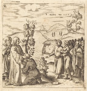 Christus heilt einen Tauben von Leonard Gaultier