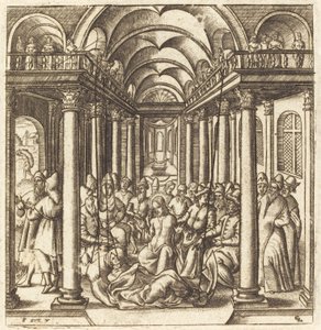 Christus heilt den Gelähmten von Leonard Gaultier