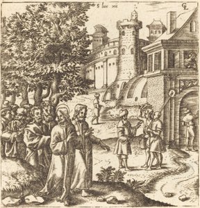 Christus lehrt die Menge von Leonard Gaultier