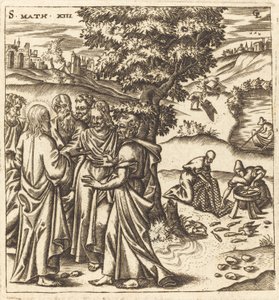 Christus erzählt seinen Jüngern das Gleichnis vom Schleppnetz von Leonard Gaultier