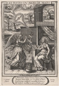 Les Festes du mois de Mars (März: Die Verkündigung) von Leonard Gaultier