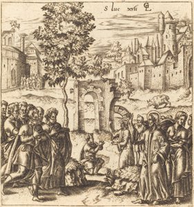 Die Heilung der zehn Aussätzigen von Leonard Gaultier