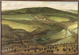 Die Nordansicht von Hampton Court, ca. 1699 von Leonard Knyff