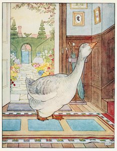 Gänschen, Gänschen Gänschen, wohin soll ich wandern, aus Ein Bilderbuch der Kinderreime, veröffentlicht 1914