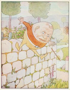 Humpty Dumpty hatte einen großen Sturz, aus A Nursery Rhyme Picture Book