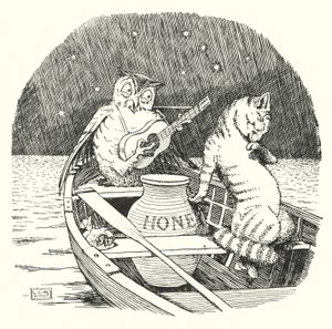 Die Eule und die Pussycat von Leonard Leslie Brooke