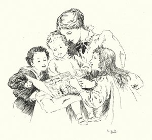 Dies ist das Haus, das Jack gebaut hat (Gravur) von Leonard Leslie Brooke