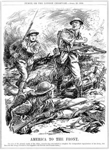 Amerikanische Verstärkungen zur Unterstützung der alliierten Truppen vor dem Eintreffen der Hauptarmee der USA, Erster Weltkrieg, 1918