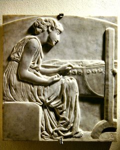 Mutterschaft, die Wiege von Leonardo Bistolfi