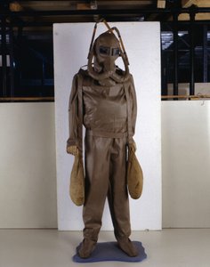 Tauchermodell nach dem Entwurf von Leonardo da Vinci