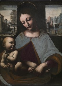 Jungfrau und Kind, ca. 1500 von Leonardo da (circle of) Vinci