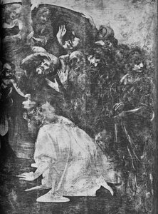 Anbetung der Könige - Rechter unterer Teil, um 1481, 1945 von Leonardo da Vinci