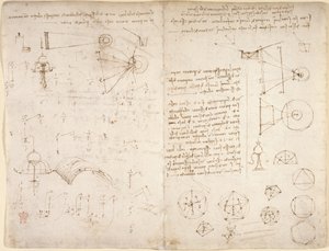 Notizen, Diagramme und Skizzen aus dem 