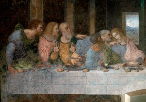 Detail von Das Abendmahl (Il Cenacolo)