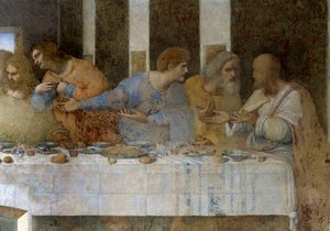 Detail des Letzten Abendmahls (rechts)