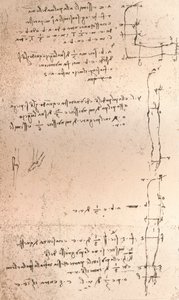 Zeichnung zur Theorie der Proportionen der menschlichen Figur, ca. 1472-1519, 1883
