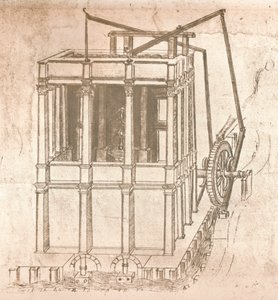 Zeichnung von Projekten für Burgen und Villen, ca. 1472-ca. 1519 1883