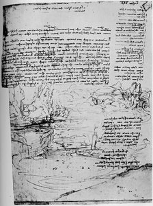 Erste Seite der Armenischen Briefe von Leonardo da Vinci