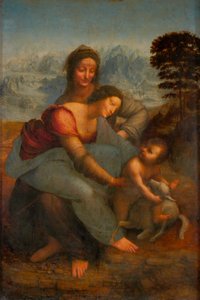 Die Jungfrau, das Jesuskind und die heilige Anna von Leonardo da Vinci