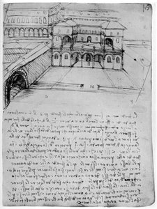 Plan für eine ideale Stadt, 1488-1490 1954