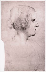 Porträt eines Mädchens mit Mütze, 1493-1495 von Leonardo da Vinci