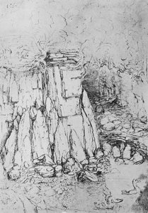 Felsen und Bach, ca. 1480, 1945
