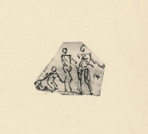 Skizze von drei Figuren, ca. 1480 von Leonardo da Vinci