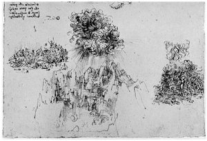 Skizze des Jüngsten Gerichts von Leonardo da Vinci