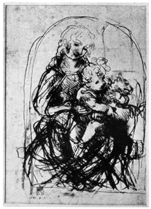 Studien für eine Madonna Del Gatto, 15. Jahrhundert, 1930