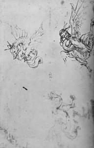 Studien eines Drachen, um 1480, 1945
