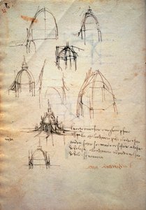 Studie für die Kuppel des Mailänder Doms, der Codex Trivulzianus