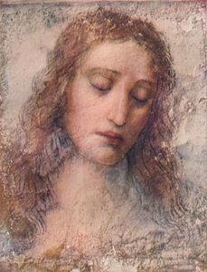 Studie für den Kopf Christi für Das letzte Abendmahl, um 1495, 1911