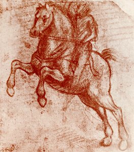 Studie eines Ritters, von Leonardo Da Vinci, 1913 von Leonardo da Vinci