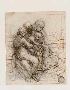 Die Jungfrau und das Kind mit der heiligen Anna Anna Metterza, ca. 1501