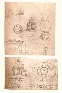 Zwei Architekturzeichnungen, ca. 1472-ca. 1519, 1883