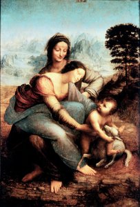 Jungfrau und Kind mit der Hl. Anna von Leonardo da Vinci