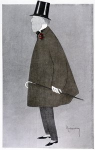 Komisches Porträt von Jacques Doucet in Fantasio