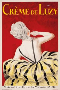 „Creme de Luzy“, ein Werbeplakat für die Pariser Kosmetikfirma Luzy, 1919