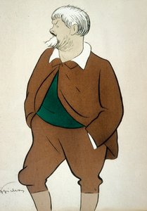 Jean Richepin (1849-1926) französischer Dichter, Zeichnung von Cappiello