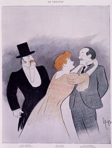 Lucette am Theater von Ginnasio, von Leonetto Cappiello (1875-1942) von Leonetto Cappiello