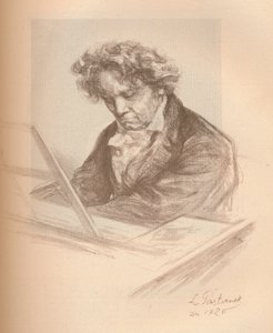 Porträt von Beethoven, 1920