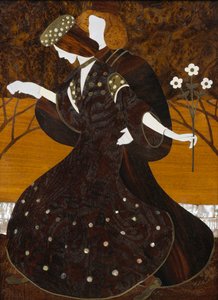 Kommode, ca. 1908, von Leopold Bauer, (Detail) von Leopold Bauer