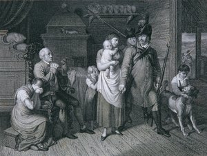 Der Abschied des Landwehrmannes von Leopold Blonder