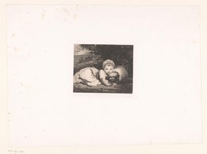 Prinzessin Sophia Matilda von Gloucester mit ihrem Hündchen