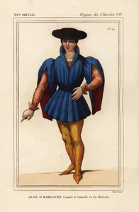 Jean VIII von Harcourt, französischer Ritter, Graf von Aumale und Mortain