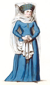 Marguerite de Comminges, Ehefrau von Arnaud II, Herr von Durfort von Leopold Massard