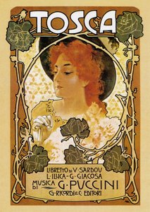 Oper "Tosca" von Giacomo Puccini von Leopoldo Metlicovitz