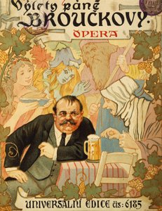 Titelseite von Vylety pane Brouckovy von Leos Janacek von Leos Janacek